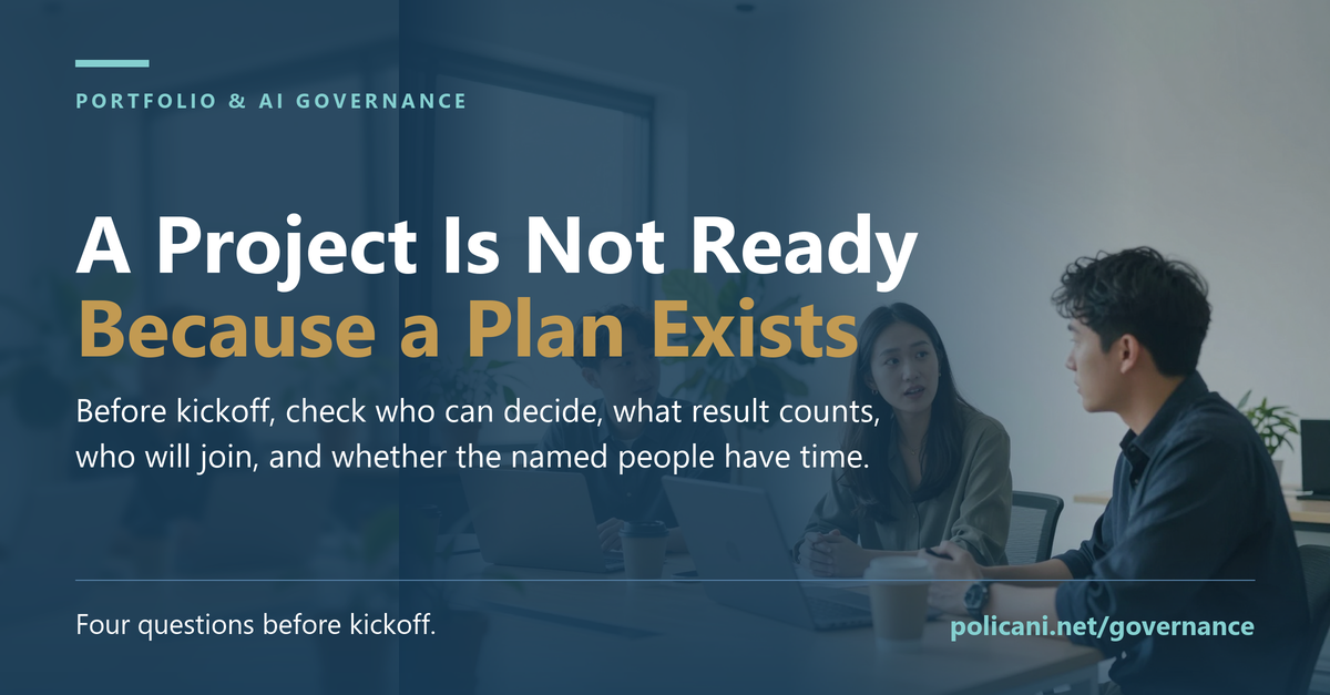 A project is not ready because a plan exists social preview