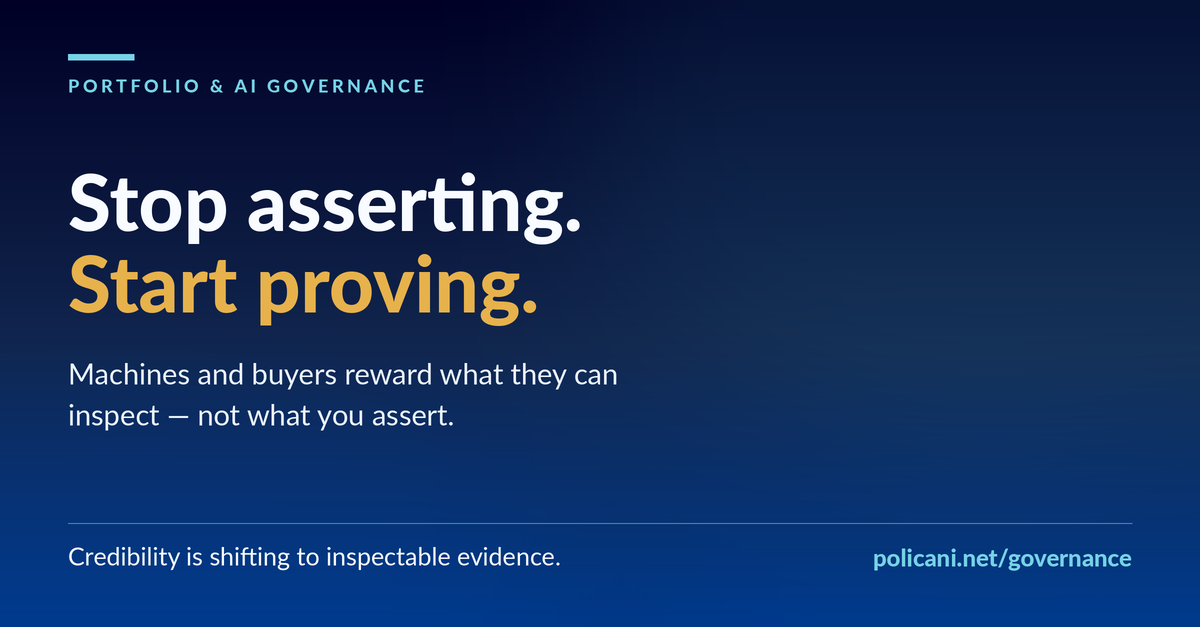 Stop asserting. Start proving.